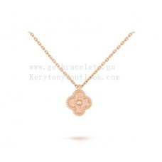 Висулка Van Cleef Arpels Sweet Alhambra от розово злато