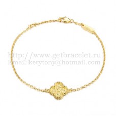 Гривна Van Cleef Arpels Alhambra от жълто злато