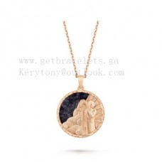 Дълга огърлица Van Cleef Arpels Zodiaque Aquarii Rose Gold Aventurine