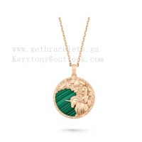 Van Cleef Arpels Zodiaque Long Necklace Virginis Rose Gold Malachite Van Cleef Arpels Zodiaque Long Necklace Virginis Rose Gold Malachite